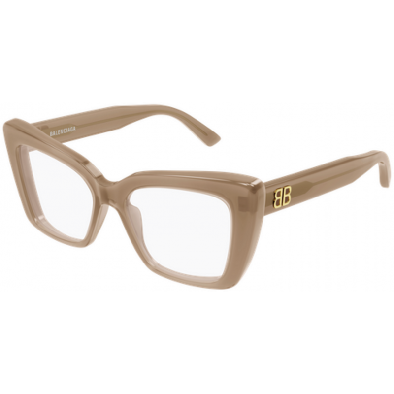 Eyeglasses Balenciaga BB 0297 O- 006 Brown / Transparent 52mm