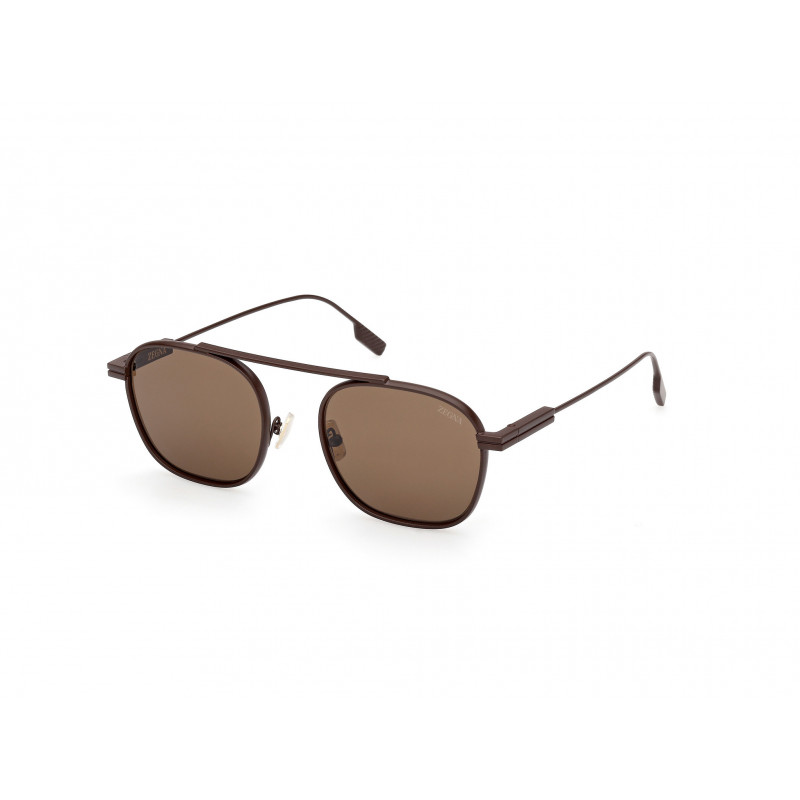 Sunglasses Zegna EZ 0290 49E Matte Dark Brown / 53mm