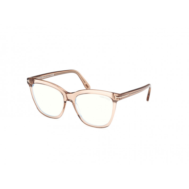 Eyeglasses Tom Ford FT 6042 -B 045 Shiny Light Brown / 54mm
