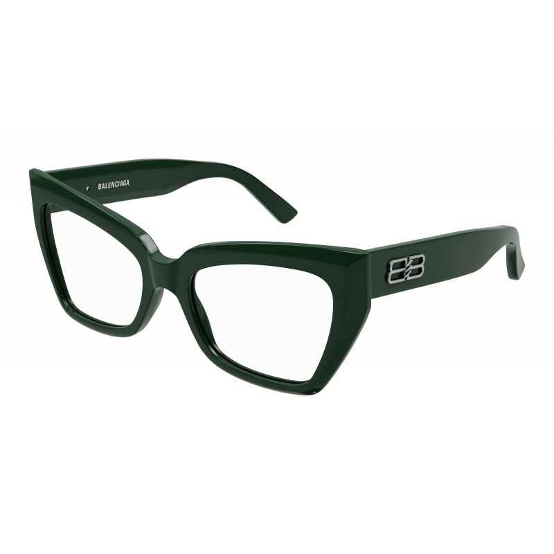 Eyeglasses Balenciaga BB 0275 O- 004 Green / Transparent 53mm