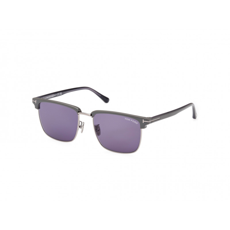 Sunglasses Tom Ford FT 0997 -H 51V Shiny Dark Ruthenium / Mastic 55mm