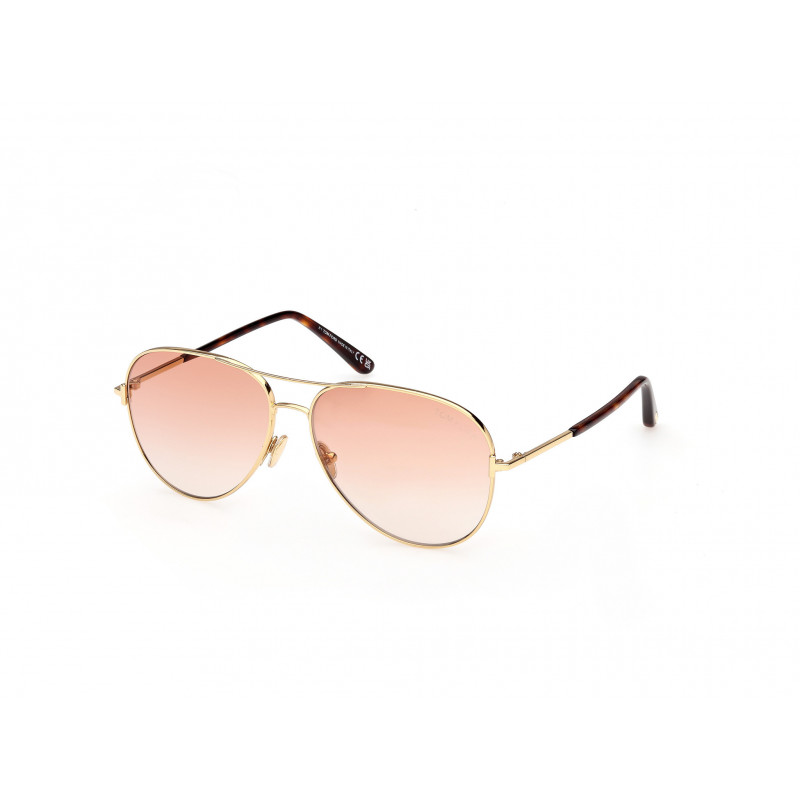 Sunglasses Tom Ford FT 0823 30T Shiny Deep Gold / Red Havana 59mm