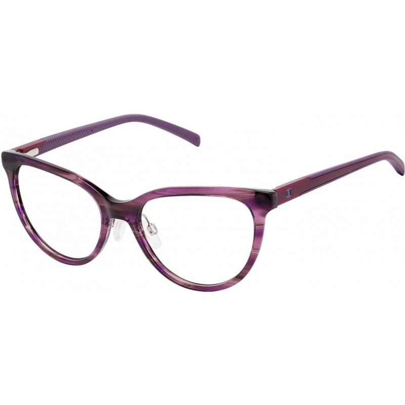 Eyeglasses Champion WCFIT 201 C02 Auvergine Horn 52mm
