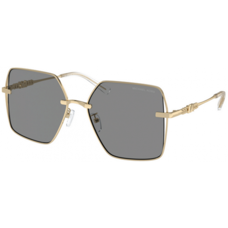 Sunglasses Michael Kors MK 1157 D 10143F Light Gold Shiny / Grey Solid Polyamide Standard