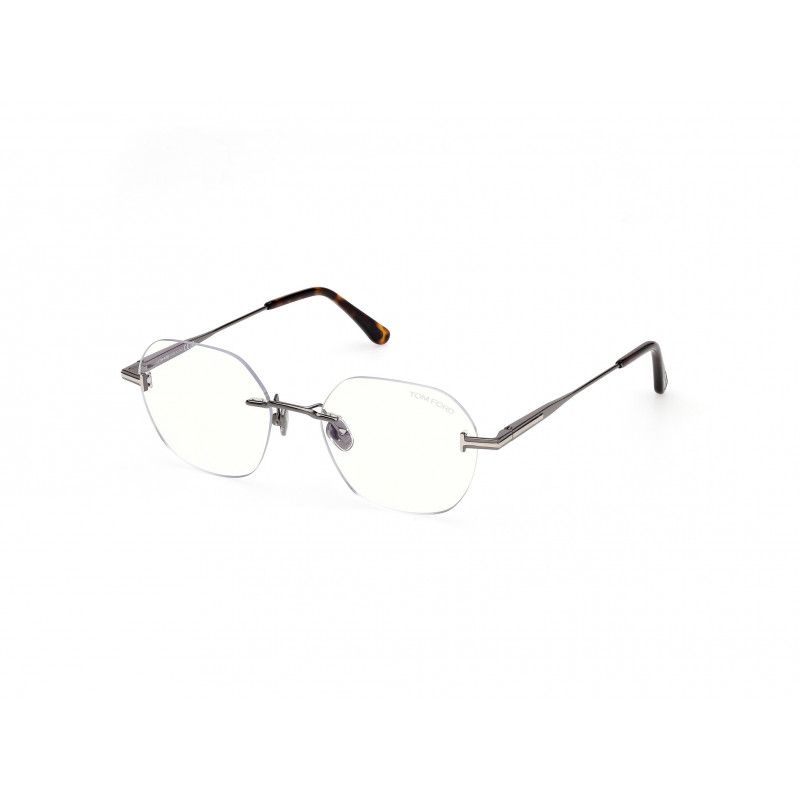 Eyeglasses Tom Ford FT 6126 -B 008 Shiny Gunmetal / 52mm