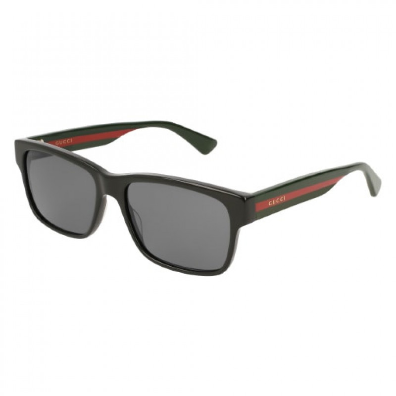 Sunglasses Gucci GG 0340 S- 006 Black / Grey Multicolor