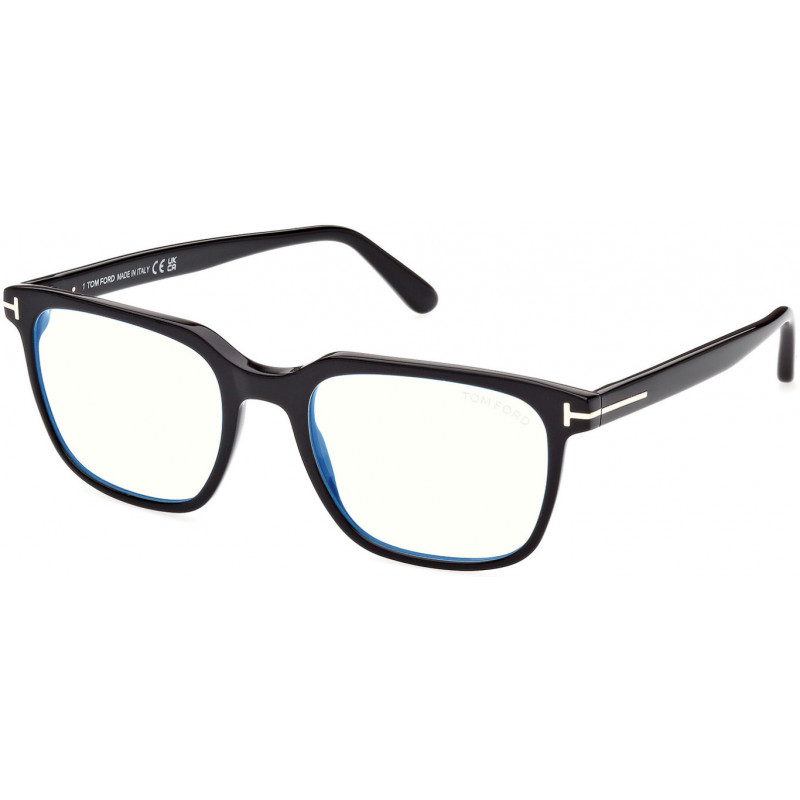Eyeglasses Tom Ford FT 5818 -F-B Asian fit 001 Shiny Black / 53mm