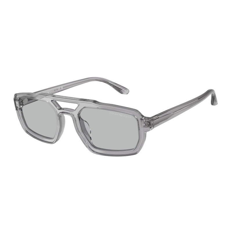 Sunglasses Emporio Armani EA 4240 U 620287 Shiny Transparent Grey / Light Polyamide Standard