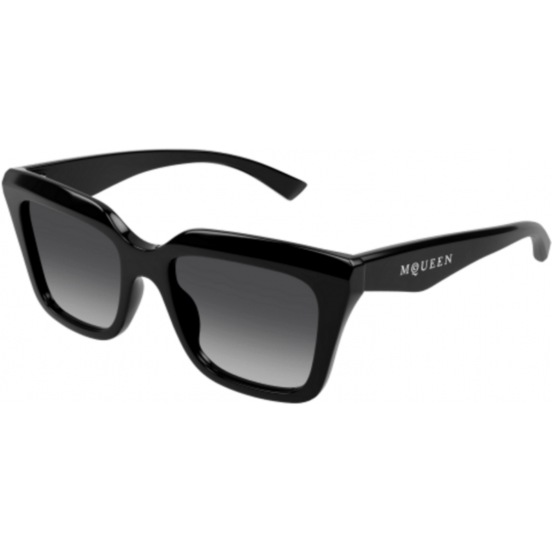 Sunglasses Alexander McQueen AM 0473 S- 001 Black / Grey 53mm
