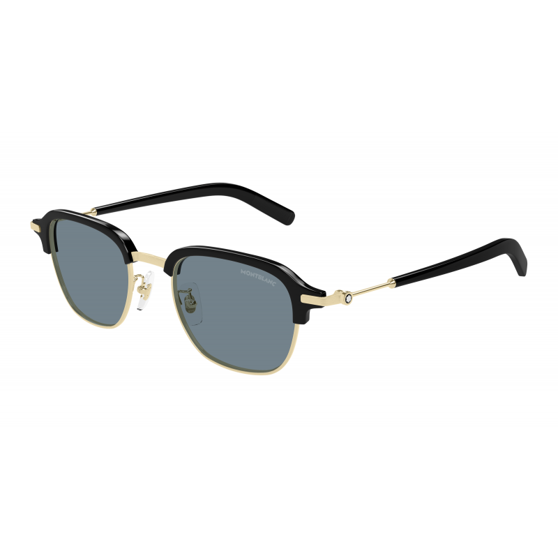 Sunglasses Montblanc MB 0390 S- 002 Gold / Blue 50mm