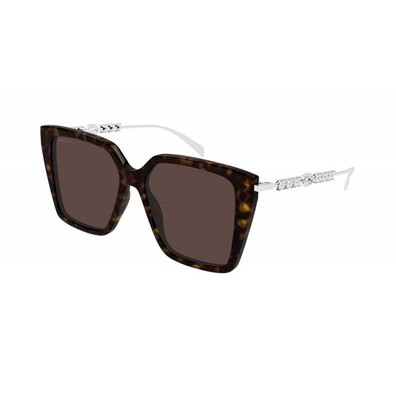 Sunglasses Gucci GG 1967 S- 003 Havana / Brown Silver 54mm