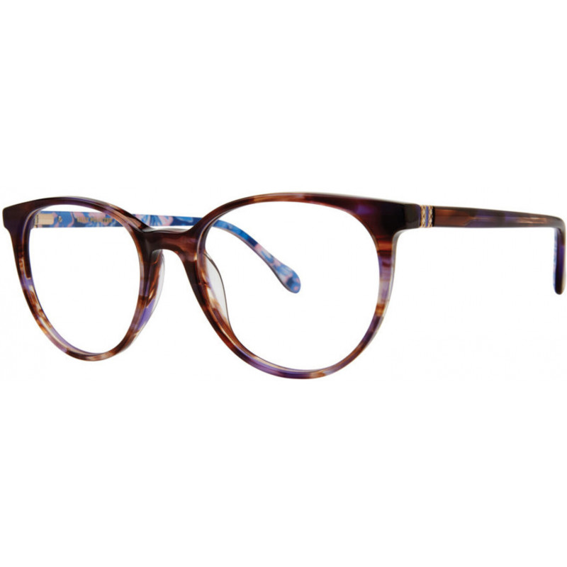 Eyeglasses Lilly Pulitzer Jodie Plum Purple Tortoise 50mm