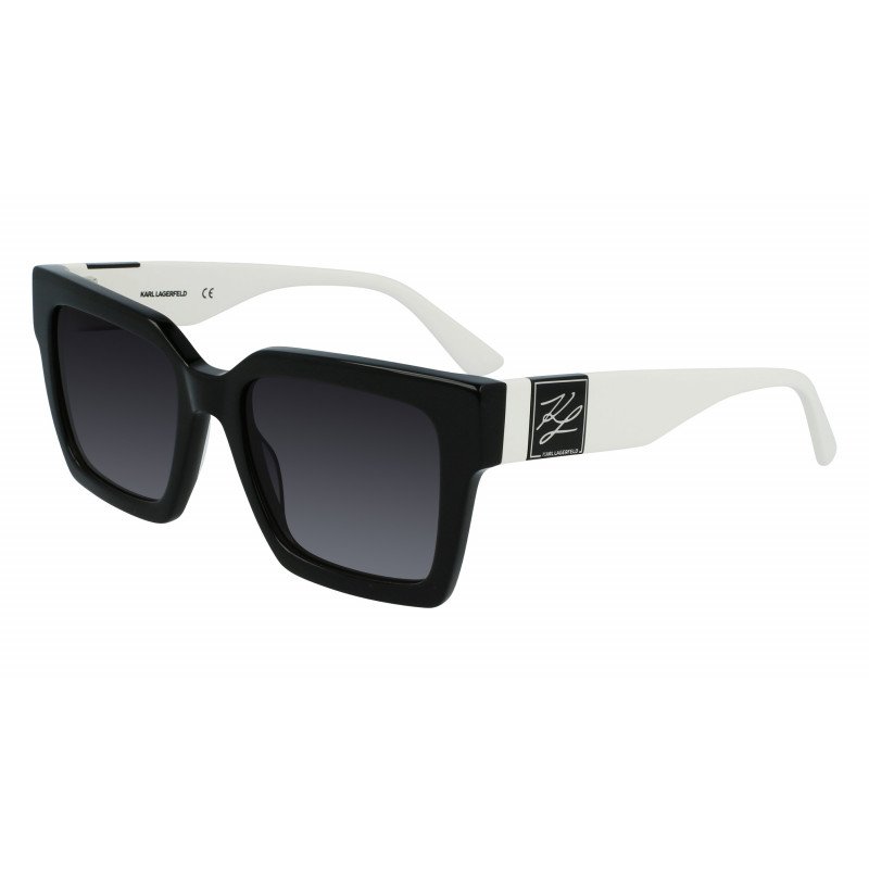 Sunglasses KARL LAGERFELD KL 6057 S 004 Black/White
