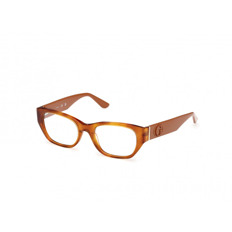 Eyeglasses Guess GU 50304 053 Blonde Havana / Shiny Light Orange 50mm