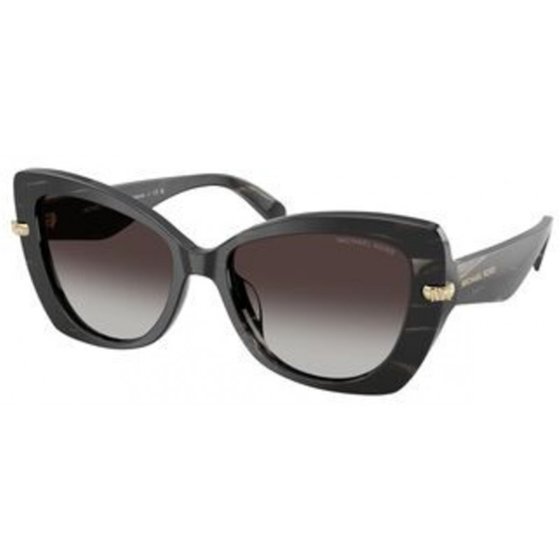 Sunglasses Michael Kors MK 2258 U 40348G Black Horn / Light Grey Gradient Polyamide Standard 55mm
