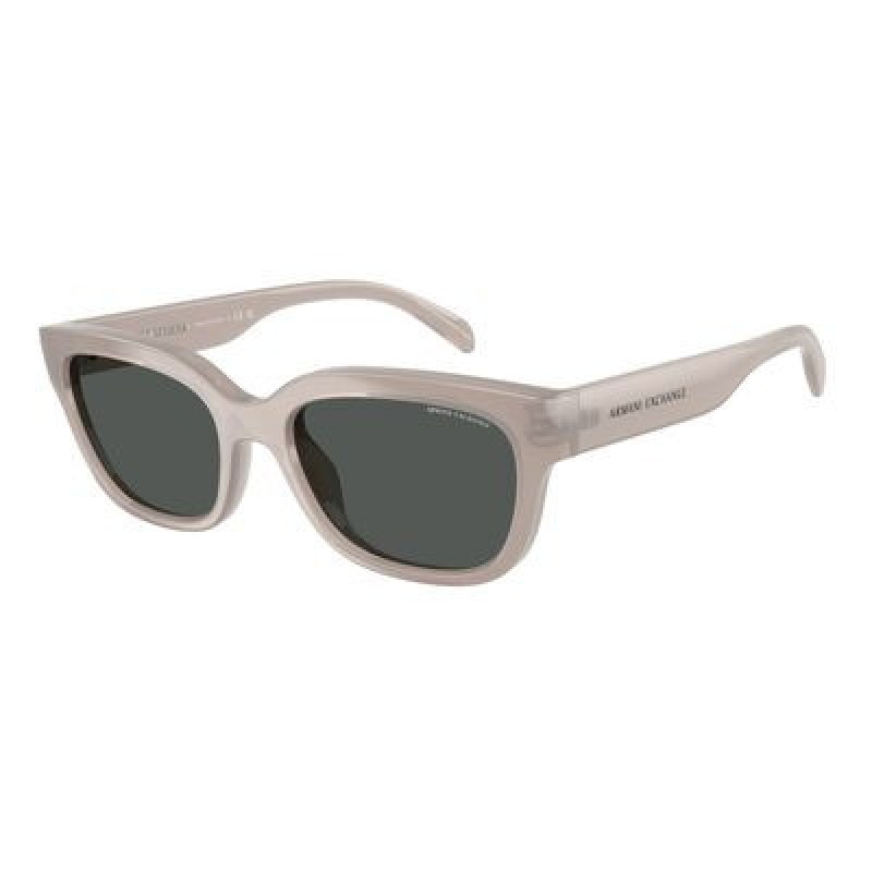 Sunglasses Armani Exchange AX 4155 SU 837487 Shiny Opal Light Grey / Dark Polyamide Standard 54mm
