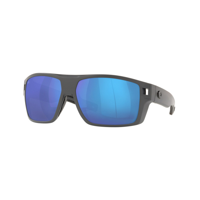 Sunglasses Costa Del Mar 06 S 9034 903407 Diego 98 Matte Gray Blue Mirro