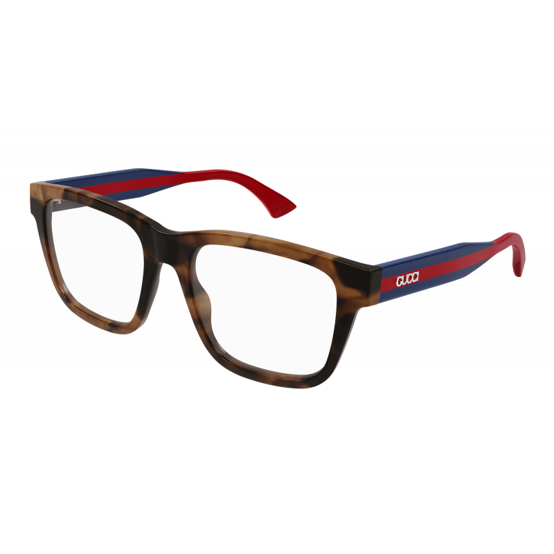 Eyeglasses Gucci GG 1870 O- 007 Havana / Transparent Blue 56mm