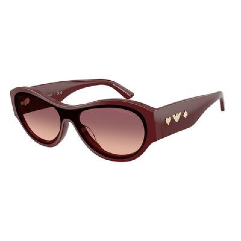 Sunglasses Emporio Armani EA 4265 U 63238D Shiny Bordeaux / Pink Gradient Violet Polyamide Standard 36mm