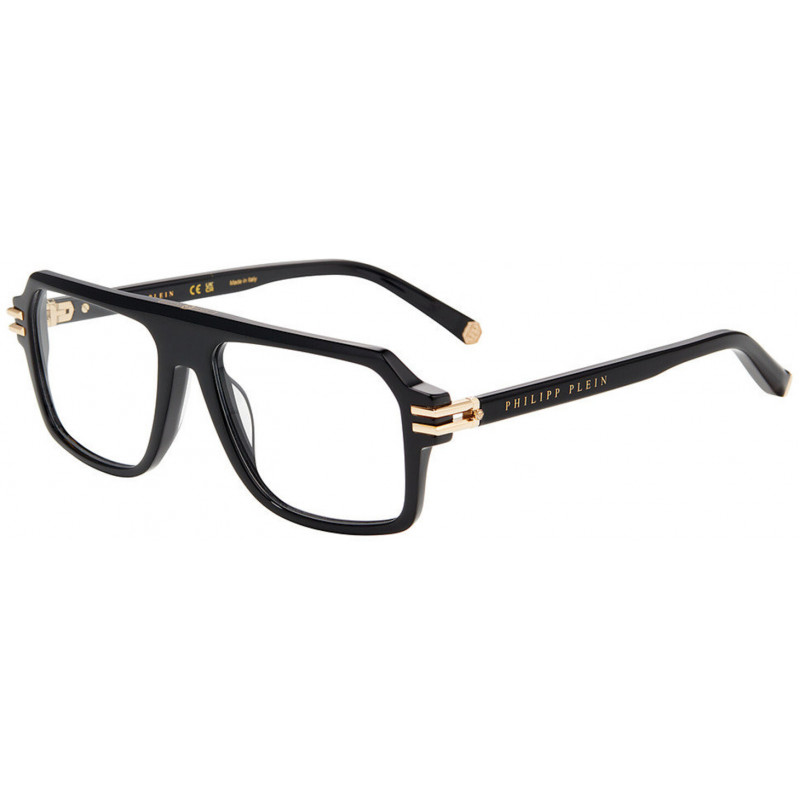 Sunglasses Philipp Plein VPP 195 M 0700 Shiny Black 56mm