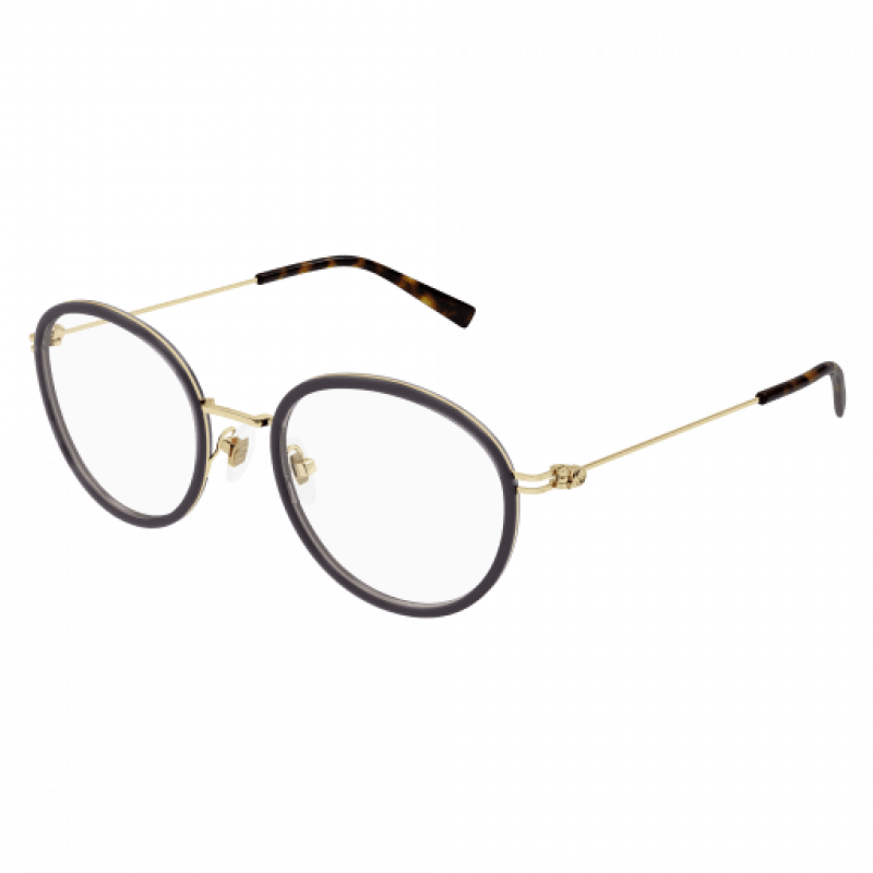 Eyeglasses Gucci GG 1851 OA- 007 Brown / Transparent Gold 50mm