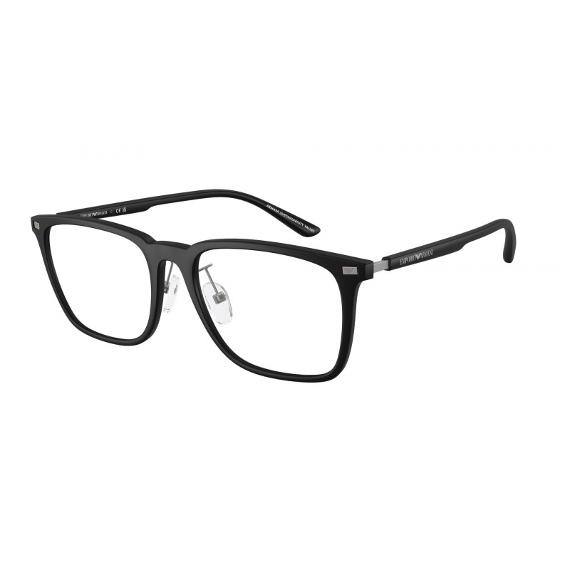 Eyeglasses Emporio Armani EA 3263 D 5001 Matte Black Demo Lens 55mm