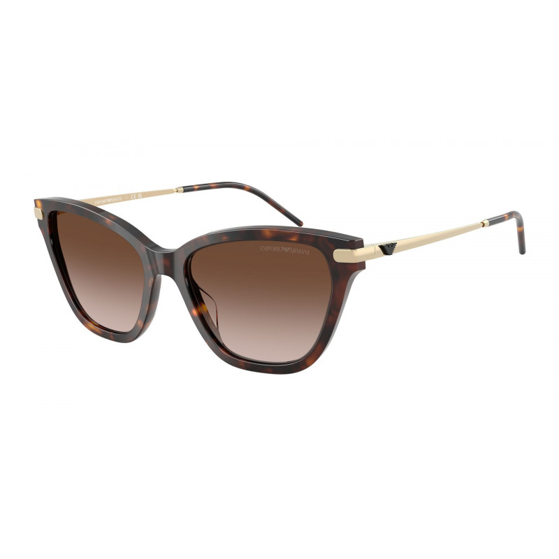 Sunglasses Emporio Armani EA 4251 502613 Shiny Havana / Brown Gradient Polyamide Standard 54mm