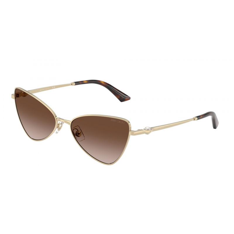 Sunglasses Jimmy Choo JC 4015 HB 300613 Pale Gold / Gradient Brown Polyamide Standard