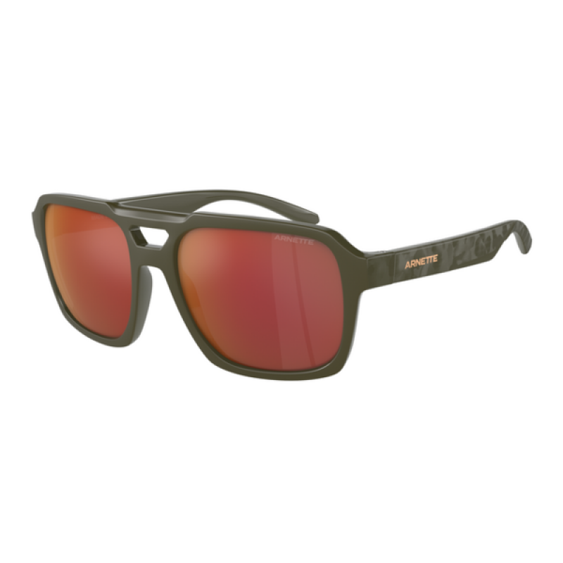 Sunglasses Arnette AN 4339 28546Q Keia Military Matte/Shiny Grey 57mm