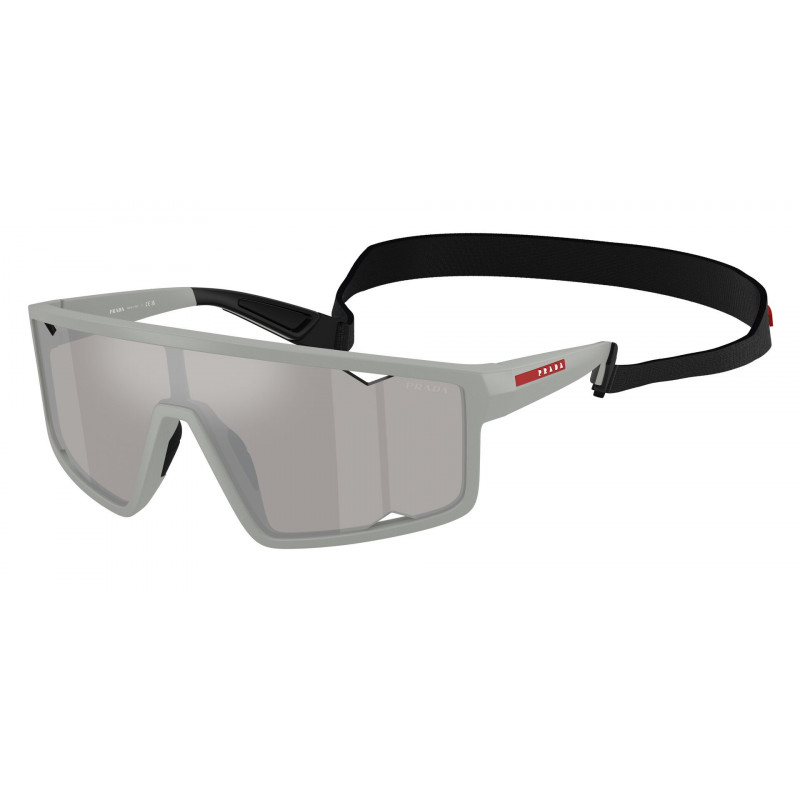 Sunglasses Prada Linea Rossa PS A 03 S 13Z05A Matte Iron Grey / Light Mirror Silver Polyamide Standard 41mm