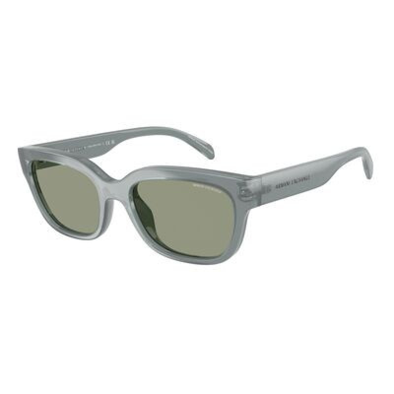 Sunglasses Armani Exchange AX 4155 SU 8375/2 Shiny Opal Grey / Green Polyamide Standard 54mm