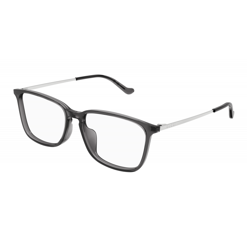 Eyeglasses Gucci GG 1609 OA- 003 Grey / Transparent Silver 56mm