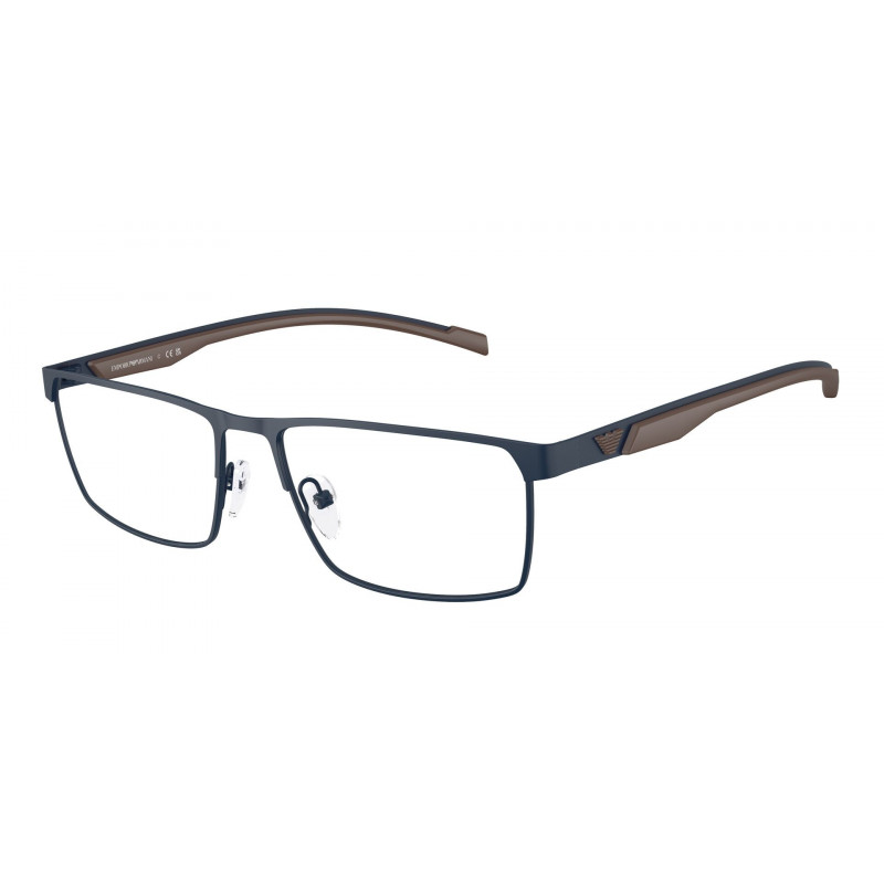 Eyeglasses Emporio Armani EA 1190 3018 Matte Blue Demo Lens 53mm