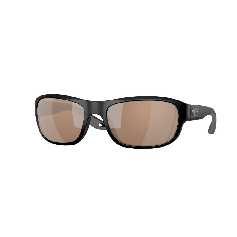 Sunglasses Costa Del Mar 6 S 9119 911903 Matte Black / Copper Silver Mirror 580g Crystal Polarized