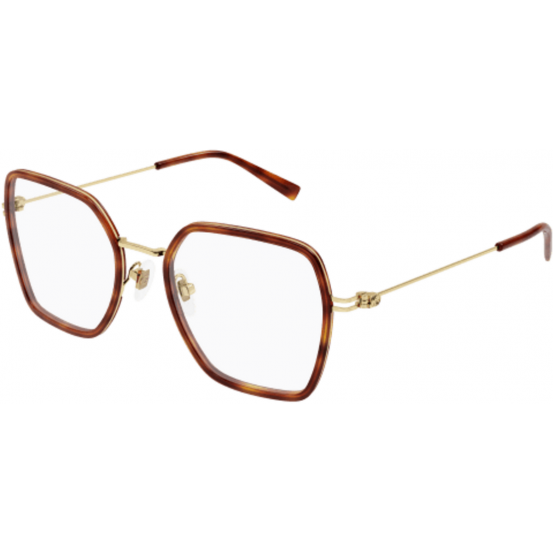 Eyeglasses Gucci GG 1850 O- 002 Havana / Transparent Gold
