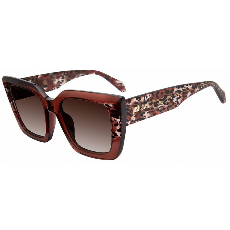 Sunglasses Just Cavalli SJC 099 V 09x8 Shiny Transparent Brown