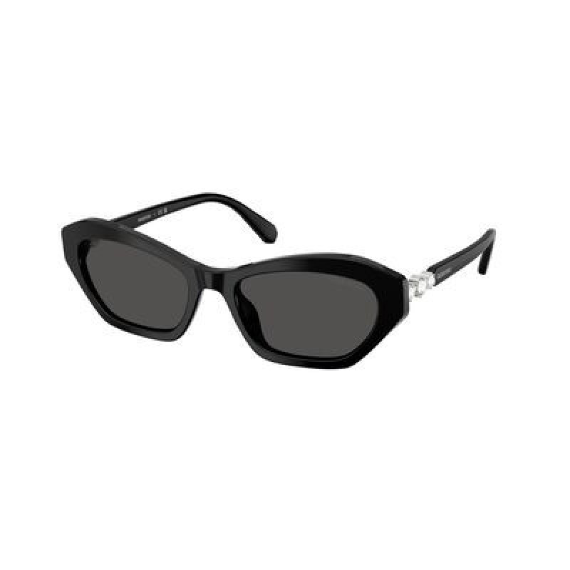 Sunglasses Swarovski SK 6048 103887 Black / Dark Grey Polyamide Standard 54mm