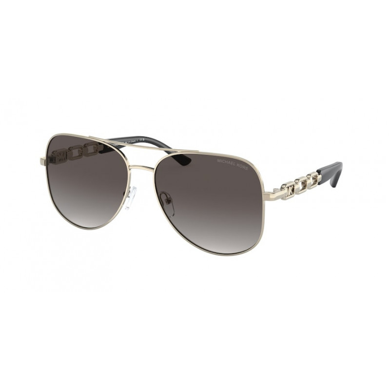 Sunglasses Michael Kors MK 1121 10148G Chianti Light Gold Dark Grey G 58mm