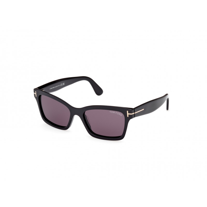 Sunglasses Tom Ford FT 1085 01A Shiny Black / 54mm