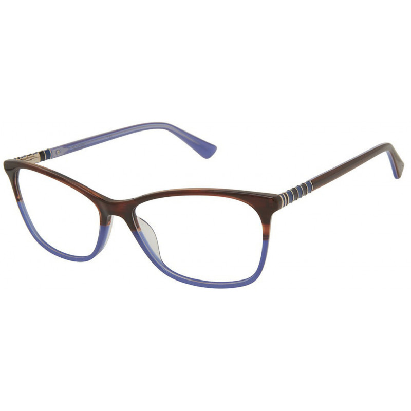 Eyeglasses Nicole Miller SAINT TROPEZ C02 Brown/Blue 58mm