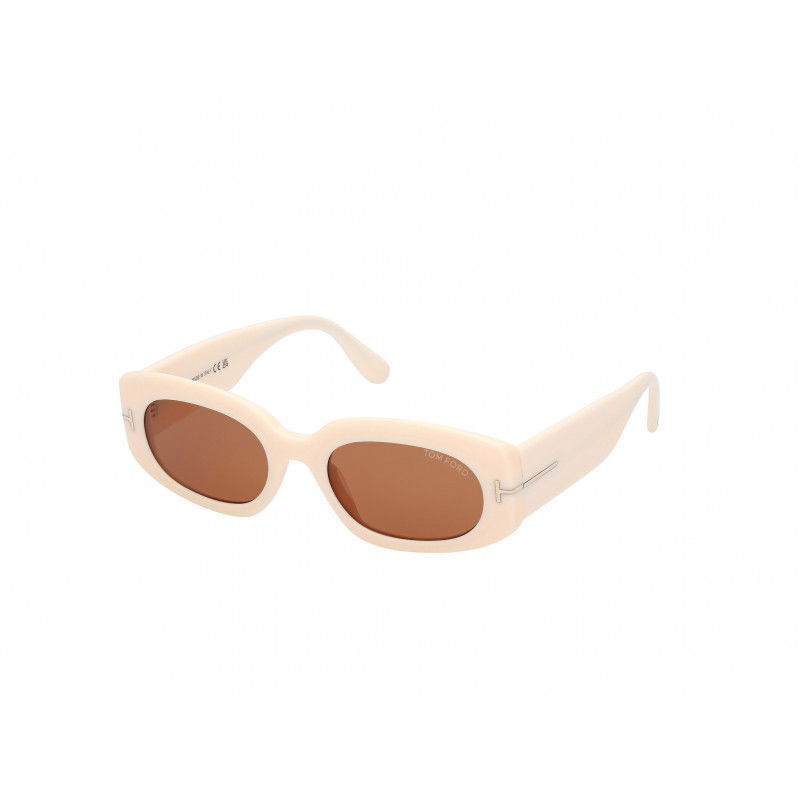 Sunglasses Tom Ford FT 1187 25E Shiny Ivory / 52mm