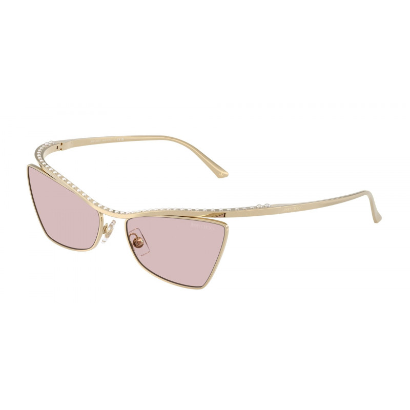 Sunglasses Jimmy Choo JC 4014 H 3006/5 Pale Gold / Pink Polyamide Standard 56mm