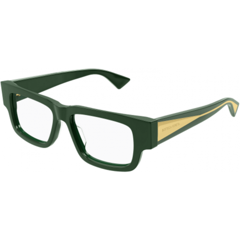 Eyeglasses Bottega Veneta BV 1280 O- 003 Green / Transparent Crystal 51mm