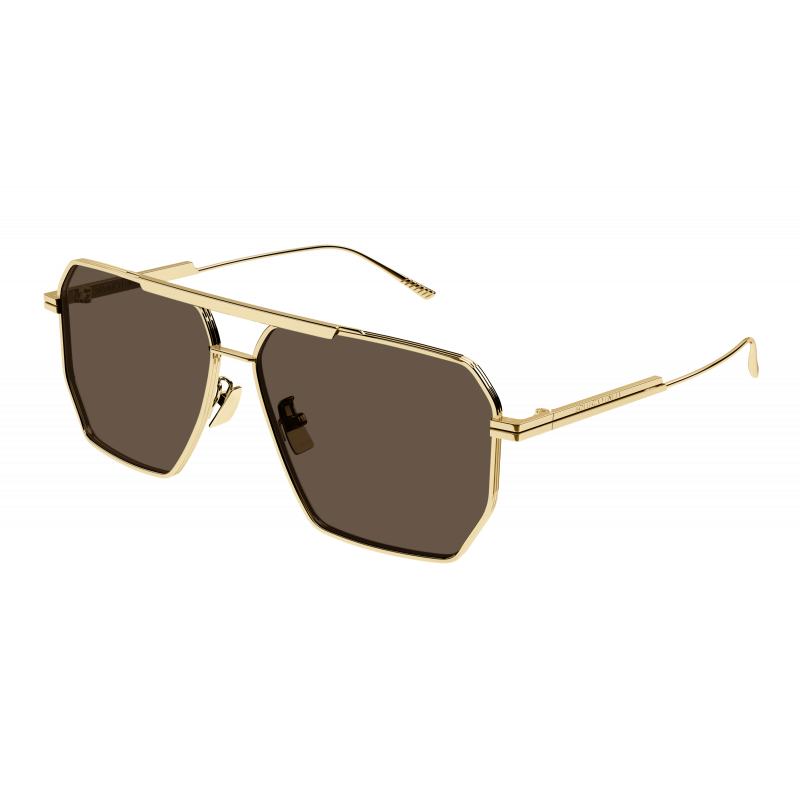 Sunglasses Bottega Veneta BV 1012 S- 003 Gold / Brown 60mm
