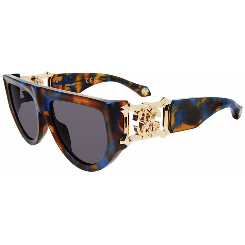 Sunglasses Roberto Cavalli SRC 063 09uv Brown/Blu Havana 56mm
