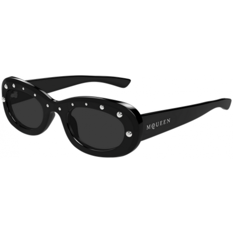 Sunglasses Alexander McQueen AM 0527 S- 005 Black / Grey 51mm