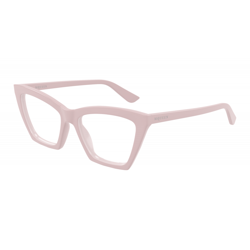 Eyeglasses Alexander McQueen AM 0536 O- 004 Pink / Transparent 54mm