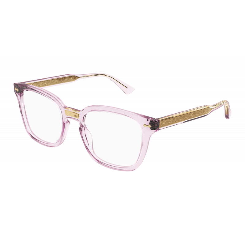 Eyeglasses Gucci GG 0184 O- 013 Pink / Transparent 50mm
