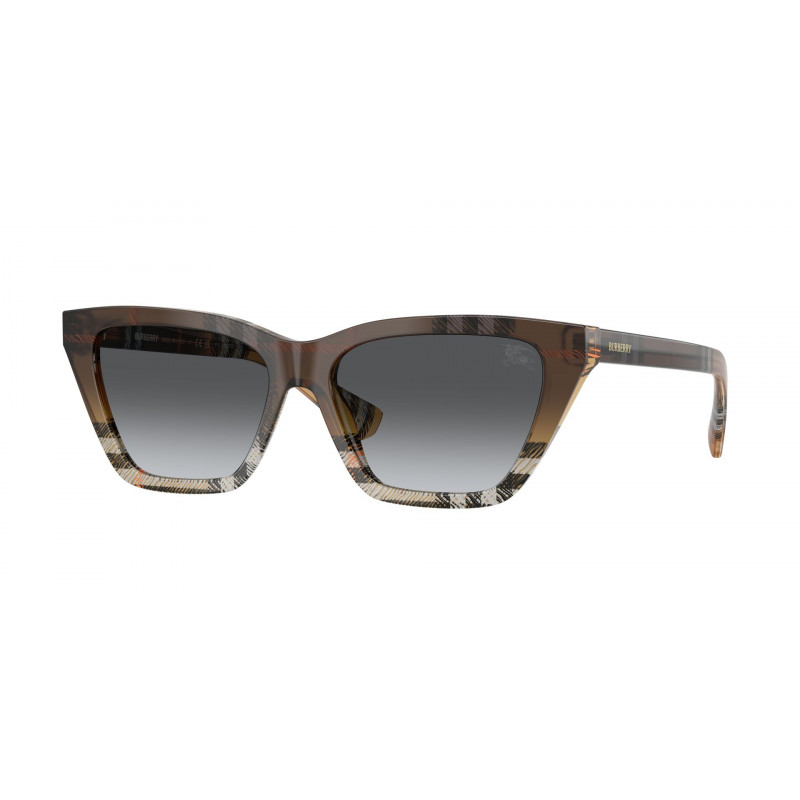 Sunglasses Burberry BE 4468 4202T3 Check Sand Gradient / Grey Polar Cr39 Polarized 54mm