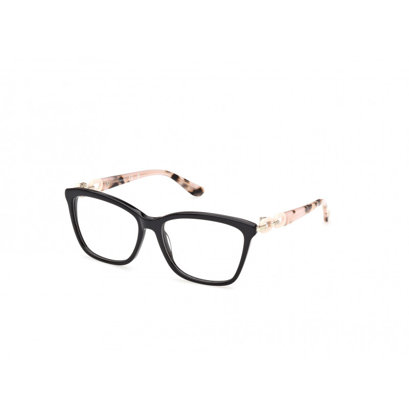 Eyeglasses Guess GU 50444 001 Shiny Black / Pink/Havana 54mm